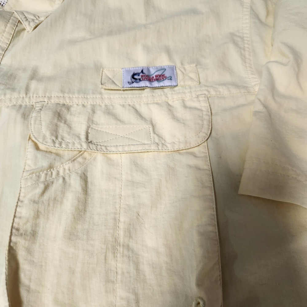 World Wide Sportsman Vented Nylon Fishing Shirt Men's XX Large Short Sleeve - Picture 6 of 7